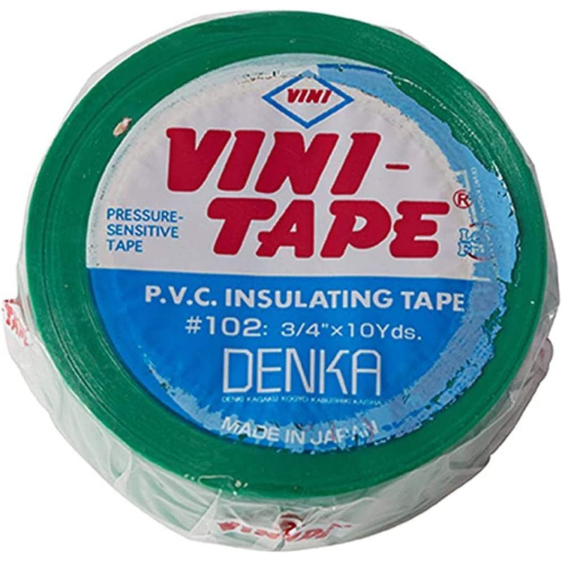 Vini Electrical Insulation Tape Green10 Pieces