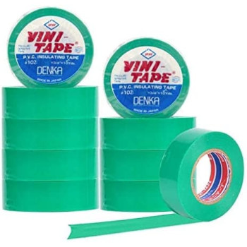 Vini Electrical Insulation Tape Green10 Pieces