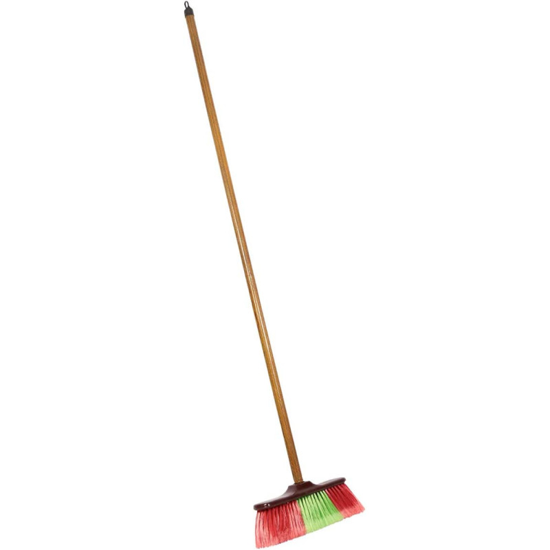 Moonlight Soft Bristles Broom Red Green30Cm