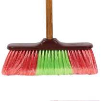 Moonlight Soft Bristles Broom Red Green30Cm