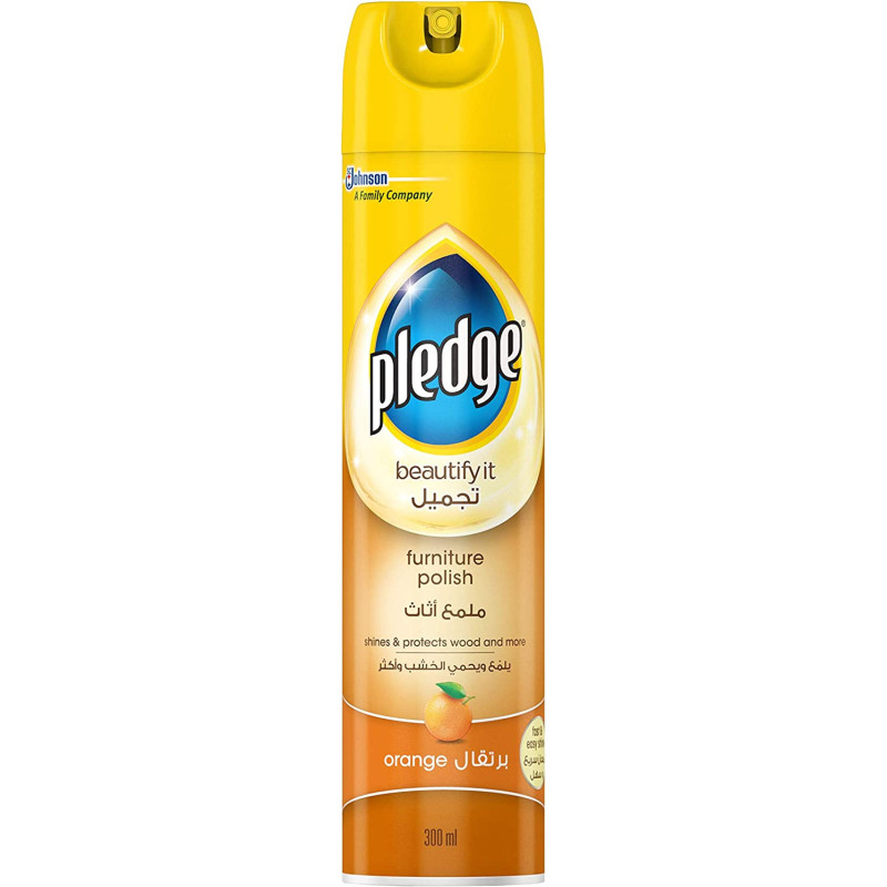 Pledge Furniture Spray Orange 300Ml