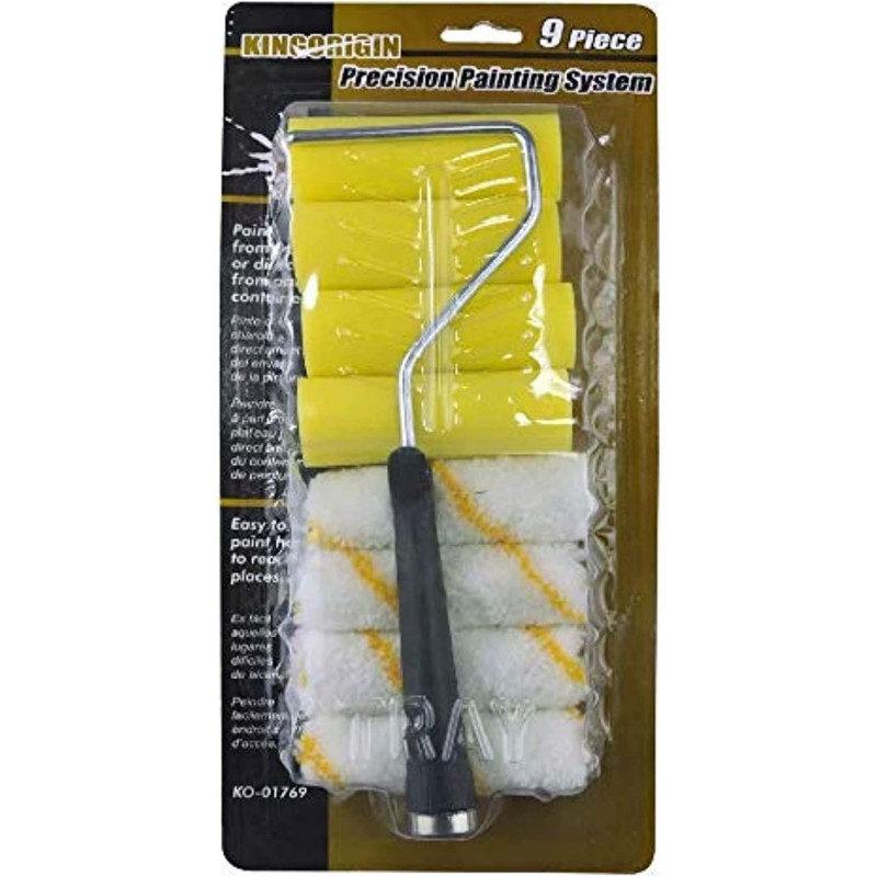 Precision Mini Paint Roller Kit White