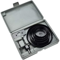 Csae High Carbon Steel Set Hole Opener Light Hole Electric Drill Bit 11Pc Woodworking Hole Saw11Pc Hole Saw Set