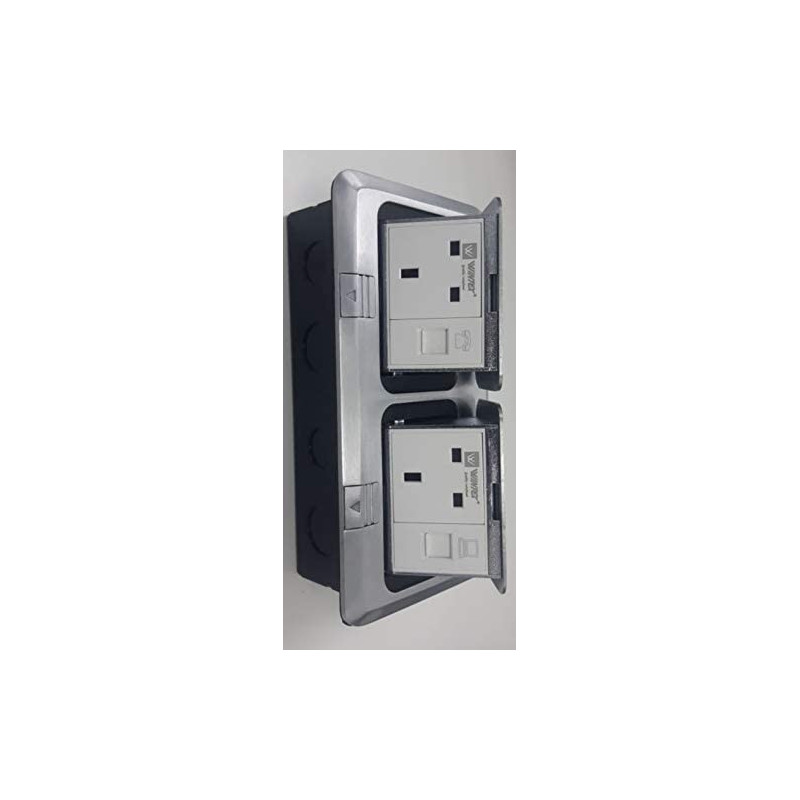 Wintex Floor Switch Socket Double