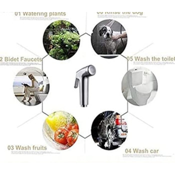 Abbasali Solid Brass Bidet Spray Head Chrome