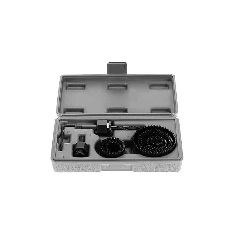 Abbasali 11Pcs Hole Saw Kit Cutting Drilling Tools Set Wood Metal Cutter 19 64Mm