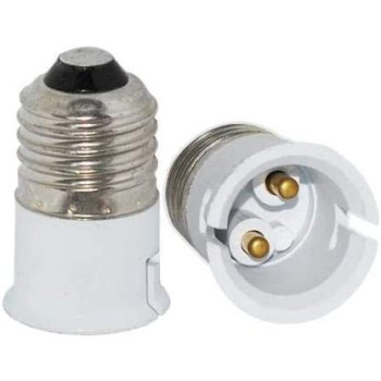 Abbasali E27 To B22 Lamp AdapterPack Of 5 Fits Led Cfl Bulbs