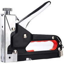 Abbasali 3 In 1 Staple Gun Upholstery Stapler Heavy Duty Power Crown Shooter Tacker Hand Operated Stainless