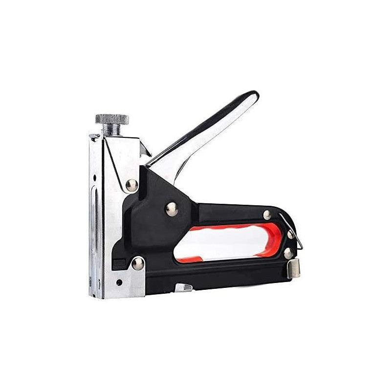 Abbasali 3 In 1 Staple Gun Upholstery Stapler Heavy Duty Power Crown Shooter Tacker Hand Operated Stainless
