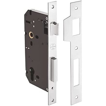 Abbasali Rose Rosette Solid Mortise Door Handle Lockset With One Side Knob And One Side Key Cylinder And Lock Body