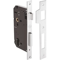 Abbasali Rose Rosette Solid Mortise Door Handle Lockset With One Side Knob And One Side Key Cylinder And Lock Body