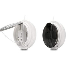 Abbasali 6In 220V Ventilator No Noise Cooler Round Glass Window Bathroom Exhaust Fan