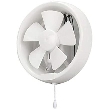 Abbasali 6In 220V Ventilator No Noise Cooler Round Glass Window Bathroom Exhaust Fan