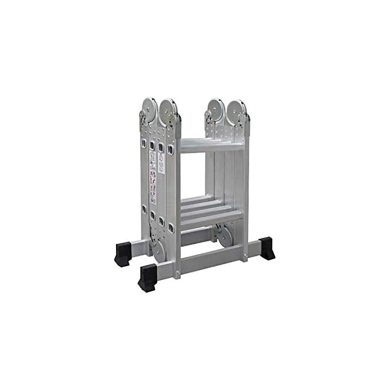 Abbasali Multi Purpose 4X2 X 2.6M Foldable Aluminium Ladder 8 Rungs