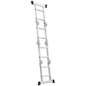 Abbasali Multi Purpose 4X2 X 2.6M Foldable Aluminium Ladder 8 Rungs