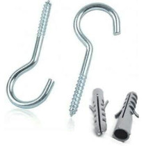 Abbasali Nylone Rope 10M With 2 Pieces Screw Hook For Laundry Camping And Other Commercial Purpose
