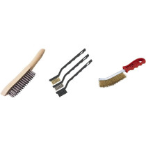 Abbasali Set Of Hand Wire Brushes For Cleaning Rust And Slag