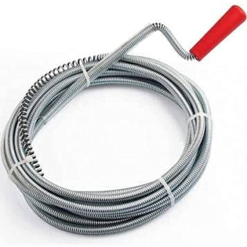 Abbasali Drain Auger Plumbing Snake Clean Toilet Tub Sink Drain Pipe Hair And Clog Remover Tool 5Mtr