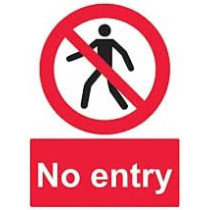 Abbasali 3Pcs 21X30 No Entry Sticker For Officesschoolswarehouses Etc