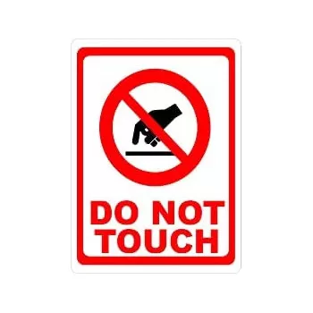 Abbasali 3Pcs Do Not Touch...