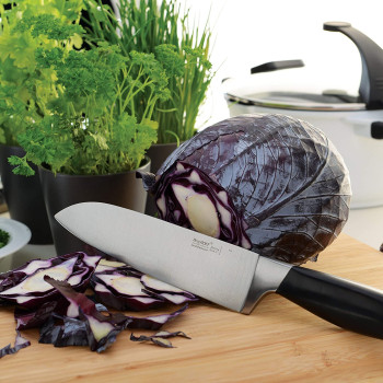 Berghoff Santoku Knife Silver Black 18 Cm Collect And Cook Line