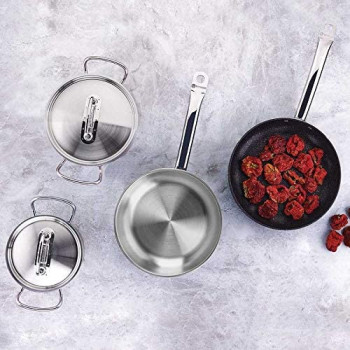 Korkmaz Proline 9 Pc Cookware Setsatin Silver A1150