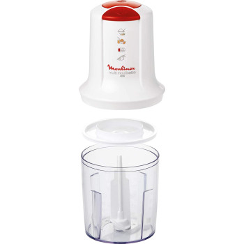 Moulinex Multi Moulinette 500ml Chopper, 400 Watt White Plastic Glass AT711161