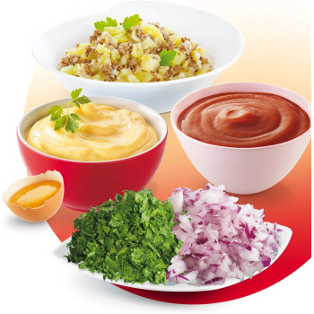 Moulinex Multi Moulinette 500ml Chopper, 400 Watt White Plastic Glass AT711161