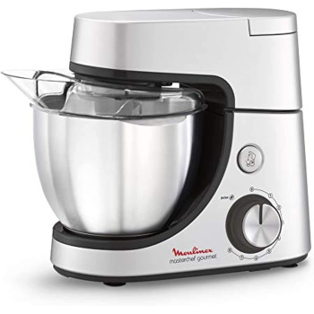 Moulinex Masterchef Gourmet Kitchen Machine 1100 Watts Silver Plastic Stainless Steel Qa513D27