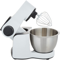 Moulinex Wizzo 4 L Bowl Kitchen Machine With 1 L Blender And Pastry Kit 1000 Watts White Plastic Stainless Steel Qa311127