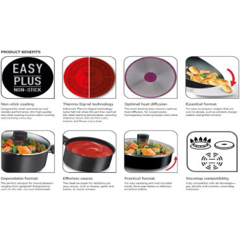Tefal B092S985 Cookware Simply Chef 9 Pieces Set