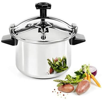Tefal Authentic 10 Litre Pressure Cooker, Stainless Steel, P0531634