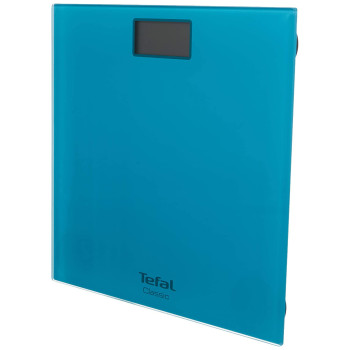 Tefal Classic Bathroom Scale Automatic On Off Tempered Glass Turquoise Pp1133V0