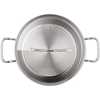 Tefal Casserole Cooking Pot With Lid 20 Cm Stainless Steel