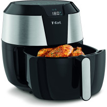 Tefal Easy Fry Oil Less Fryer 2XL1800 Watts Black And Silver Plastic Stainless Steel Ey701D28