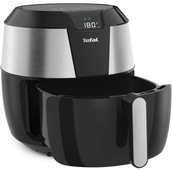 Tefal Easy Fry Oil Less Fryer 2XL1800 Watts Black And Silver Plastic Stainless Steel Ey701D28