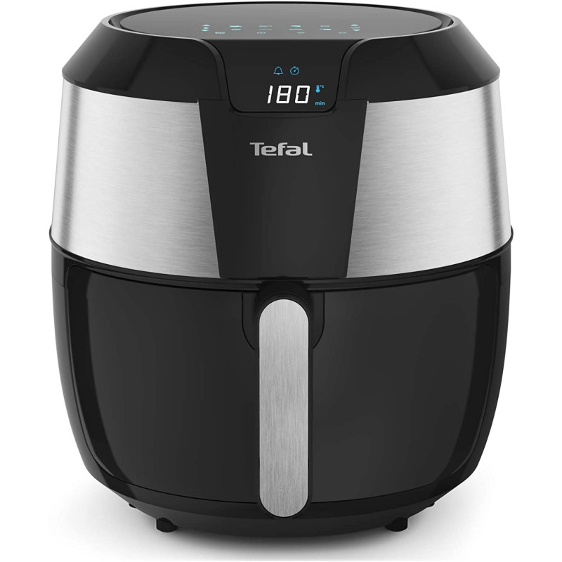 Tefal Easy Fry Oil Less Fryer 2XL1800 Watts Black And Silver Plastic Stainless Steel Ey701D28