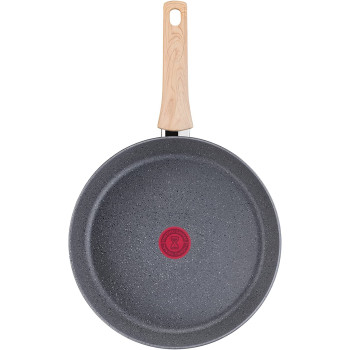 Tefal G6 Natural Force 30 Cm Fry Pan With Thermo Spot Grey Aluminium G2660702