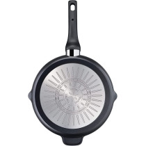 Tefal G6 Unlimited 26 Cm Round Grill Pan With Pouring Edge Black Cast Aluminum E2294074