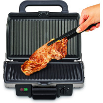 Tefal Grill Ultra Compact Barbecue Bbq Grill 1700 Watts Silver Gc302B28