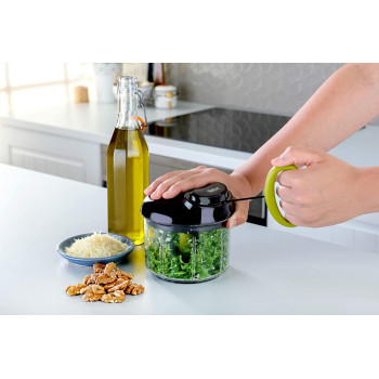 Tefal K1321324 Manual Chopper 5 Seconds 900 Ml Blades Pure E Chop Cutting Mixing Vegetables And Meat Nuts Onions