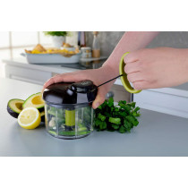 Tefal K1321324 Manual Chopper 5 Seconds 900 Ml Blades Pure E Chop Cutting Mixing Vegetables And Meat Nuts Onions