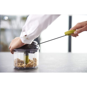 Tefal Manual Chopper Baby Food On The Go Bundle: Manual Chopper Convenient Black Transparent Green 900 Ml Plastick 1320404