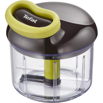 Tefal Manual Chopper Baby Food On The Go Bundle: Manual Chopper Convenient Black Transparent Green 900 Ml Plastick 1320404