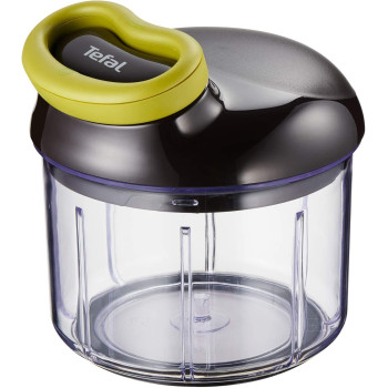 Tefal Manual Chopper Baby Food On The Go Bundle: Manual Chopper Convenient Black Transparent Green 900 Ml Plastick 1320404