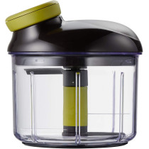 Tefal Manual Chopper Convenient Black Transparent Green 900 Ml Plastic K1320404 Salad Bowl Transparent Green 1 Litre Plastic