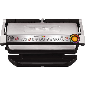 Tefal Optigrill Xl Gc722D40 Intelligent Health Grill 9 Automatic Settings Stainless Steel 2000 W 6 8 Portions