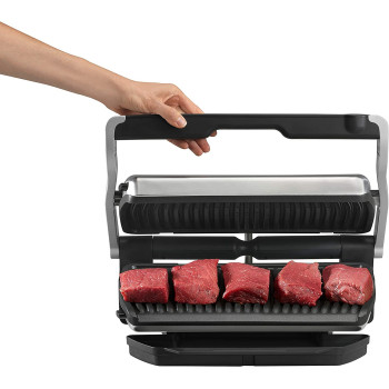 Tefal Optigrill Xl Gc722D40 Intelligent Health Grill 9 Automatic Settings Stainless Steel 2000 W 6 8 Portions