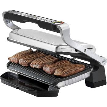 Tefal Optigrill Xl Gc722D40 Intelligent Health Grill 9 Automatic Settings Stainless Steel 2000 W 6 8 Portions