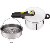 Tefal P2530738 Secure 5 Neo Stainless Steel Pressure Cooker 6 L Induction Silver
